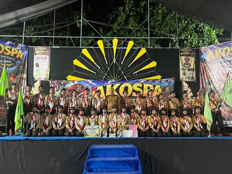Tim Pramuka MTsN 1 Kota Kediri Raih Juara Umum II pada AKOPSA XV Tahun 2026