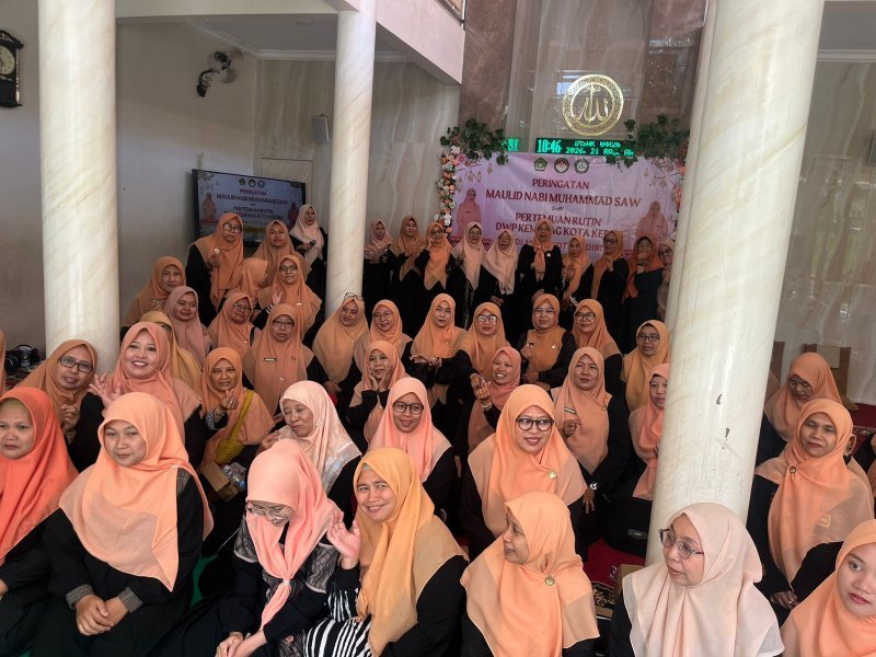 DWP Kemenag Kota Kediri Gelar Peringatan Maulid Nabi saw. dan Pertemuan Rutin di MIN 2 Kota Kediri