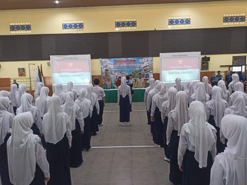Diklatsar PMR MTsN 1 Kota Kediri, Bekali 158 Anggota dengan Pengetahuan dan Keterampilan Kemanusiaan